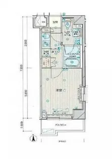 ルーブル横濱吉野町【6階】の間取り