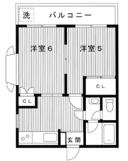 サンガーデンツチダ【4階】の間取り