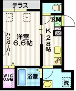 Canal 品川【1階】の間取り