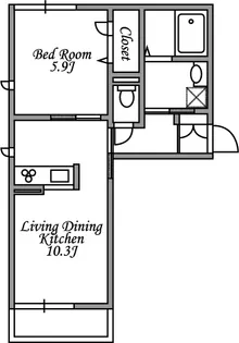 プラッツ【3階】の間取り