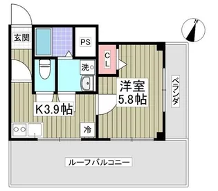 ITOハイツ【3階】の間取り