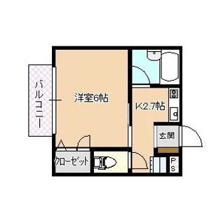 東京都江戸川区北小岩5【アパート】の間取り