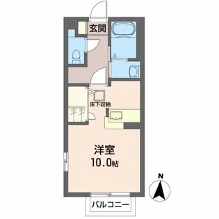 シャーメゾンYS【1階】の間取り