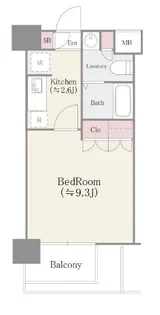 東京都江東区福住1【マンション】の間取り