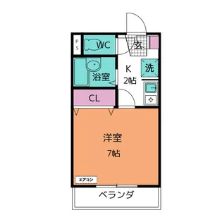 ウッディハウス【2階】の間取り