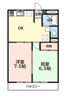 サンライズ百合丘【3階】の間取り