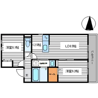 東京都練馬区石神井町8【マンション】の間取り
