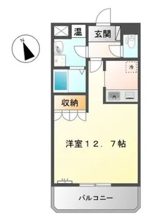 ラッフィナート田園【1階】の間取り