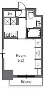 Totsu Residence Shiba【5階】の間取り