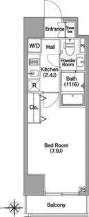 コンフォリア馬込【1階】の間取り