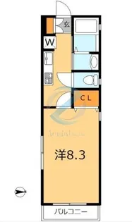 千葉県市川市河原【アパート】の間取り