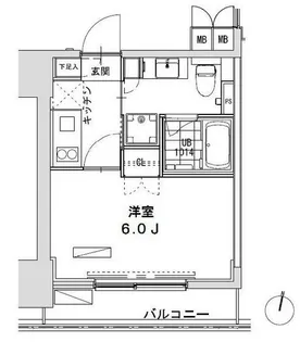 グランディオール広尾テラス【3階】の間取り