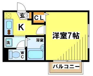 東京都調布市飛田給2【アパート】の間取り