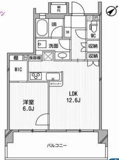ライオンズシティ白金高輪【5階】の間取り