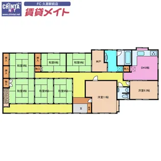 三重県津市香良洲町砂原【一戸建】の間取り