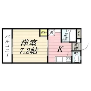 コーポグランデ立花【2階】の間取り