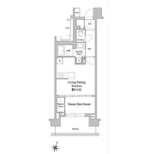 ドゥーエ西馬込【5階】の間取り