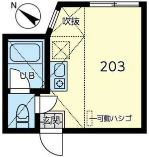 ユナイト根岸アンドレッティー【2階】の間取り