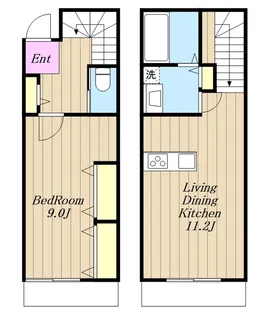 神奈川県厚木市林4【一戸建】の間取り