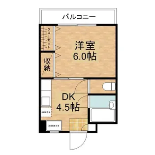 本田ビル【3階】の間取り