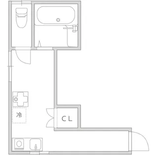 Bハウス東大井【1階】の間取り