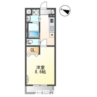 フレオ博多【1階】の間取り