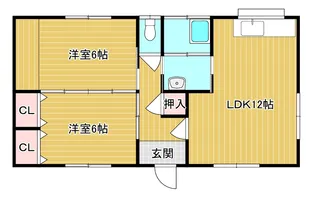 佐賀県佐賀市川副町大字福富【一戸建】の間取り