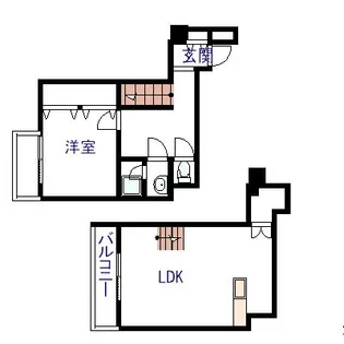ラ・シック辛島【10階】の間取り