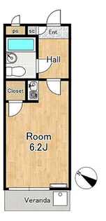 煉瓦館29【3階】の間取り