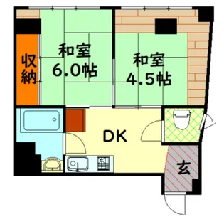 広島県広島市中区大手町5【マンション】の間取り