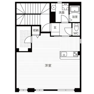 コートネクスト南堀江【4階】の間取り