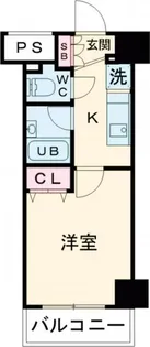 スカイコート新小岩【7階】の間取り