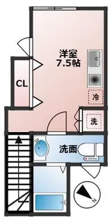 レベアス西台【2階】の間取り