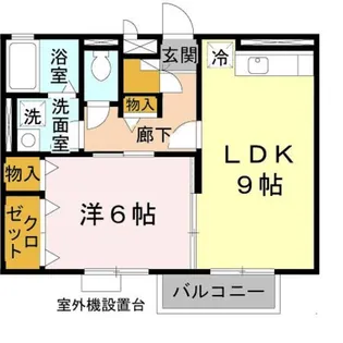 メルベーユS【2階】の間取り