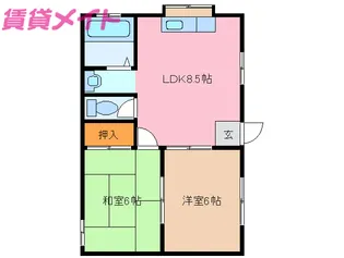 三重県亀山市野村1【一戸建】の間取り