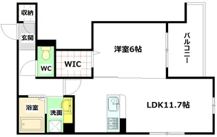 広島県安芸郡海田町蟹原2【アパート】の間取り