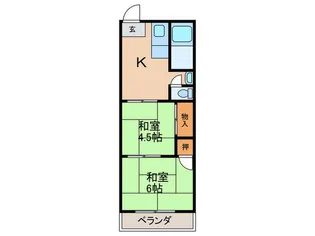 松本マンション【3階】の間取り