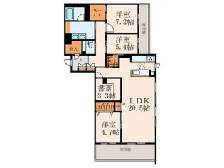 Shamaison Capital【1階】の間取り