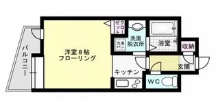 福岡県福岡市中央区荒戸1【マンション】の間取り