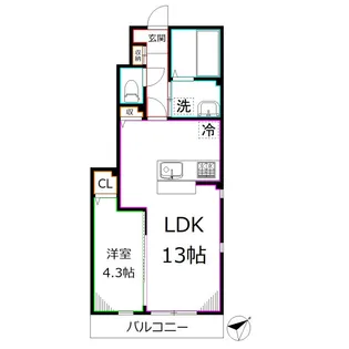 Sweet HomeII【1階】の間取り
