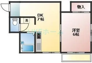 アークス森【4階】の間取り