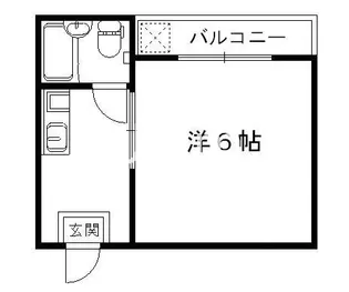 ハイツみやび【1階】の間取り