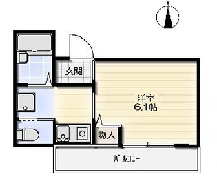 ウィンズ川崎新町B【3階】の間取り