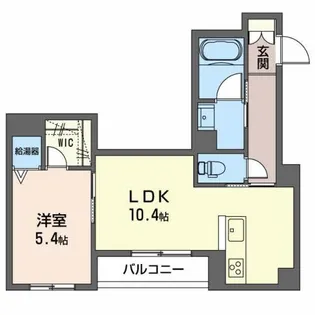 ルッソ野神【1階】の間取り