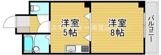 アーク住之江【3階】の間取り