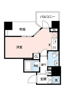 ヴェルト新宿夏目坂【4階】の間取り