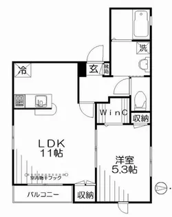 メゾン・ド・マルシェ【3階】の間取り