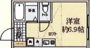 ヴィラ石神井公園【1階】の間取り