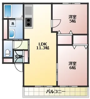 エンドレスV【2階】の間取り
