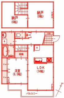 サンライズ山手の間取り